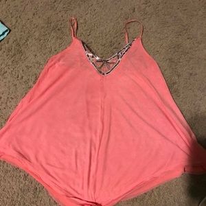 Spaghetti strap flowy top